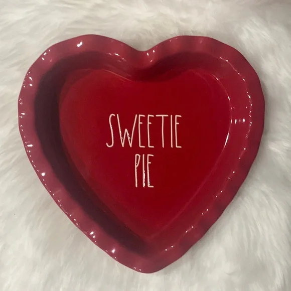 Rae Dunn Heart Shaped Pie Dish Rae Dunn Holiday Rae Dunn